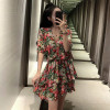 Women Floral Print Mini Dresses