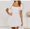 Women Lace Up Back Sexy Mini Party Dress