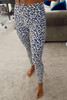 Cross High Waist Leopard Yoga Leggings