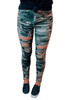 Hollow out Skinny Jeans with Pocket