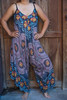 Pink Elephant Boho Hippie Jumpsuit Rompers
