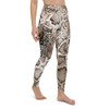 High Waisted Snake Skin Printed Leggings
