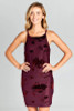 Velvet Bodycon Mini Dress