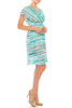 Multi Stripe Color Print Day Dress