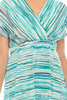 Multi Stripe Color Print Day Dress