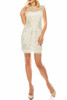 Beaded Evening Sheath Dress