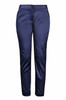 Mid Waist Pocket Detail Tapered Satin Pants
