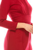 Adrianna Papell Day Square Neck Long Sleeve Zipper Back Ponte Dress