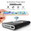 30000mah Wireless power bank  for iPhone X Xs MAX XR 8 QI wireless charger power bank for Samsung S8 S9 Note 9 8