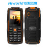 Original VKworld New Stone V3 Mobilephone IP68 Waterproof Flash Light 2.4inch 3000mAh GSM FM Russian Keyboard 3 SIM Card Slots