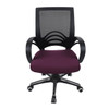 Kitchen Office Stretch Chair Cover Solid Seat Protector Covers Elastic Seat Case Dining Computer Chair Slipcover Living Room