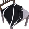 Junejour Stretch Elastic Dining Room Chair Seat Covers Universal Removable Washable Chair Seat Cover Protector Cushion Slipcover