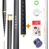 Super Light Hard Carbon Fiber Hand Fishing Pole Telescopic Fishing Rod 2.7M/3.6M/3.9M/4.5M/5.4M/6.3M/7.2M/8M/9M/10M Stream Rod Super Light Hard Carbon Fiber Hand Fishing Pole Telescopic Fishing Rod 2.7M/3.6M/3.9M/4.5M/5.4M/6.3M/7.2M/8M/9M/10M Stream Rod