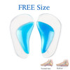 KOTLIKOFF Insoles For Shoes Super Shock-Absorbant Spring Sports Insole Foot Pain Relieve Shoe Insoles For Men and Women Shoe Pad