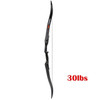 Archery 56" Takedown Hunting Recurve Bow Metal Riser Right Hand Black Longbow with carbon arrow and arrow quiver finger/armguard
