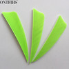 50pcs ONTFIHS 3" Shield Cut Fletching Arrow Feathers 12 Color Turkey Feather Archery Arrow Accessories Fletches Feathers FT44