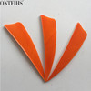 50pcs ONTFIHS 3" Shield Cut Fletching Arrow Feathers 12 Color Turkey Feather Archery Arrow Accessories Fletches Feathers FT44