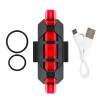 Bike Light Bicycle Light Rechargeable 5 LED Bicycle Taillight Safety Warning Flash Lamp Cycling Lamp Bike Accessories TXTB1