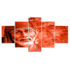 Posters Prints 5 Piece Shirdi Sai Baba Canvas Art Hindu God Wall Art Painting Wall Pictures
