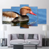 5 Pieces Wall Art Picture Gift Teal Home Decoration Canvas Print Painting Beautiful Living Room