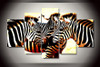 HD Printed Zebra Mane Painting Canvas Room Decoration Print Poster Picture Canvas