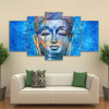 Buddha Painting HD Print 5 piece Canvas Art Religious Buddhism Painting Decor Wall Picture