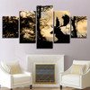 Modern Canvas Picture HD Print Wall Art 5 Pieces Animal Deer Woods Sunset Landscape Painting Poster