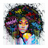 Poster Wall Art Abstract Modern African Women Portrait Canvas Oil Painting On Canvas Graffiti Street