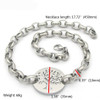 Stainless Steel Tree of Life Bracelet & Pendant Necklace Set