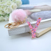 Glittler Letter Keychain
