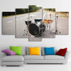 HD Printed 5 Piece Canvas Art Music Drum Painting Street Singing Wall Pictures Modular Painting