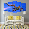 HD Printed Motocross Jumps Group Painting Wall Art Canvas Print Print Poster Picture