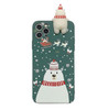 Cute 3D Cartoon Christmas Santa Reindeer Tree Phone Case For iPhone