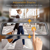 4K Mirror Dash Cam 9" Touch Screen Front And Rear Dual Dash Camera
