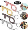 No Touch Door Opener Tools With Keychain Pendant