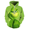 3D Cartoon Animation Print Long Sleeve Hooded Neck Men's Sweatshirt Hoodies