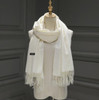 Winter Solid Color Cashmere Women Long 175cm Scarves Scarf