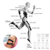 Safety Muscle Pain Relief Elastic Tape Athletic Recovery Kneepad