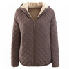 Winter Long Sleeve Stand Collar Women Loose Parkas Jackets Coat