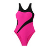 Girls Sleeveless O-Neck Patchwork Beach Swimsuit One Piece