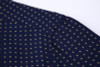 Men Long Sleeved Printed Turn-down Collar Slim Fit Formal Shirt