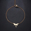 Dragonfly Shape Stainless Steel Women Jewelry Sets Necklace/Earrings/Bracelets