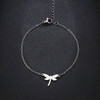 Dragonfly Shape Stainless Steel Women Jewelry Sets Necklace/Earrings/Bracelets