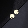 Clover Shape Stainless Steel Women Jewelry Sets Necklace/Earrings/Bracelets