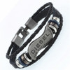 Casual Braided Leather Unisex Bracelets