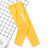 Casual Side Striped Cotton Mid Elastic Waist Boys Pant Trouser