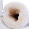 Winter Warm Nylon Round Toe Zipper Women Snow Knee-Length Boots Shoes