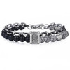 Tiger Eye Stone Men's Beaded Bracelet