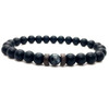 Men's Bracelet Natural Moonstone Bead Tibetan Buddha Bracelet Chakra Lava Stone Diffuser Bracelets