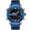 Luxury Waterproof LED Digital-Quartz Display Men's Watch